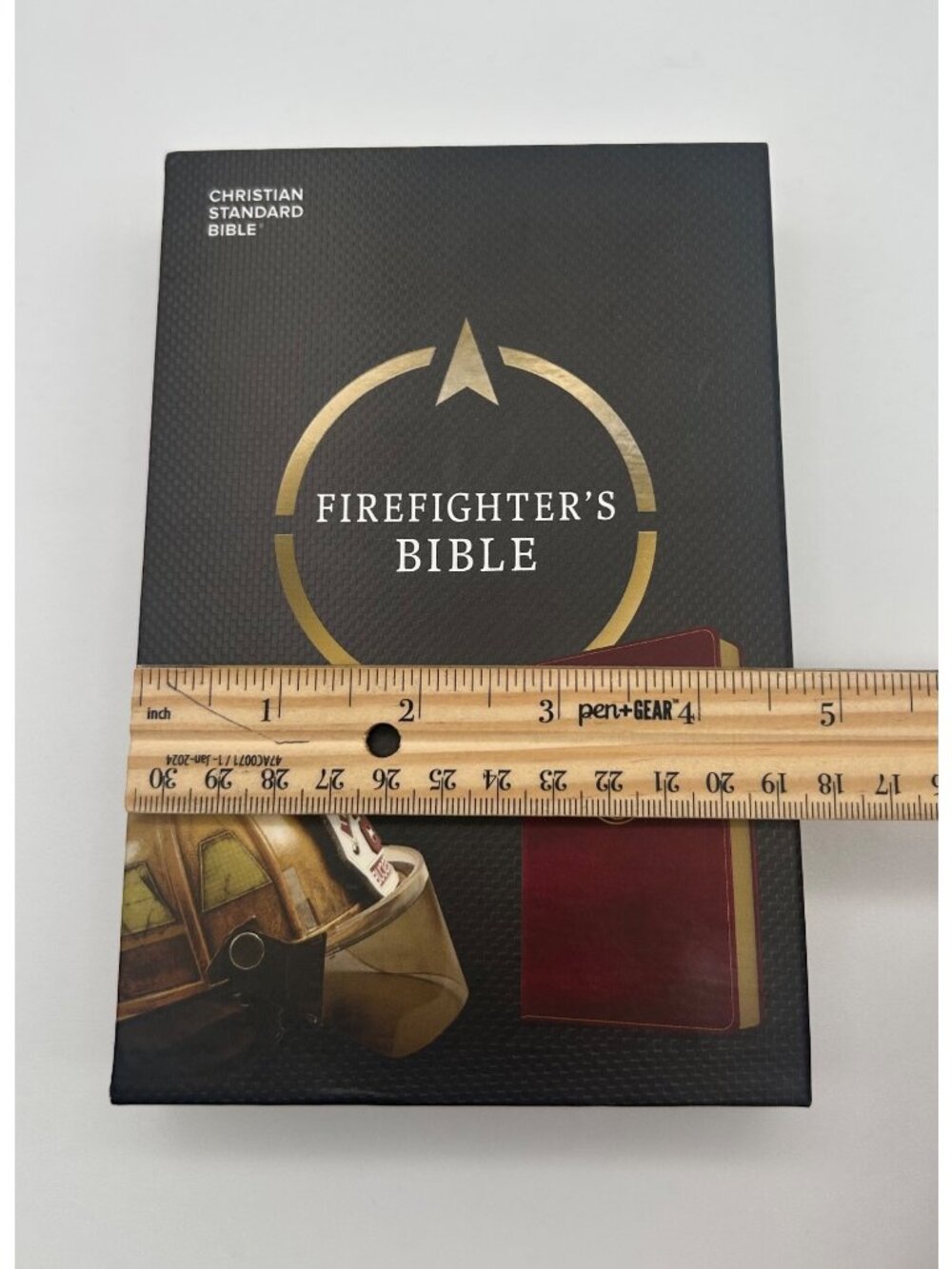 Firefighters Bible CSB Holman Burgundy LeatherTouch Special Firefighter Content - Picture 11 of 11